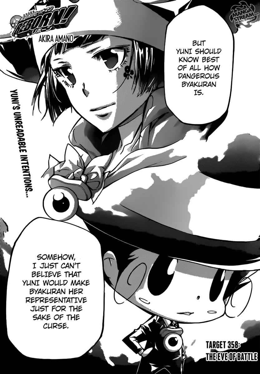 Katekyo Hitman Reborn! Chap 358 - Next Chap 359
