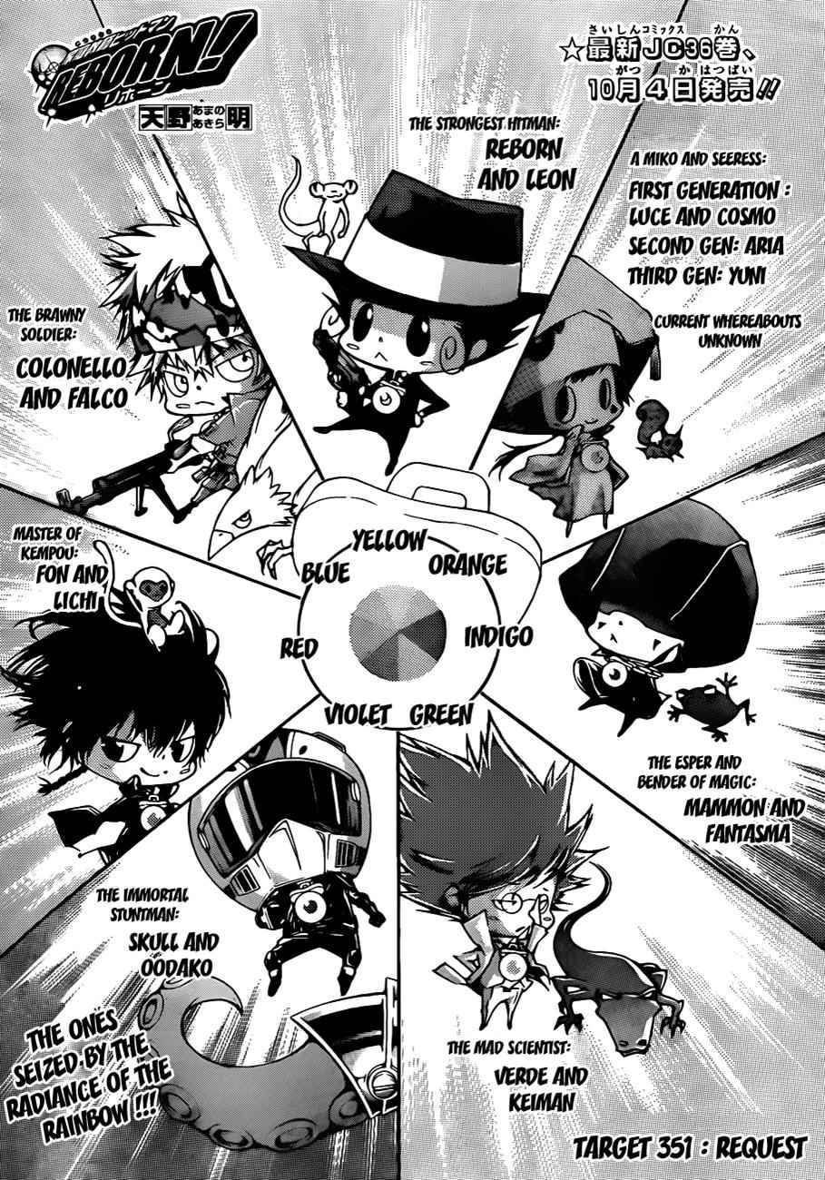 Katekyo Hitman Reborn! Chap 351 - Next Chap 352