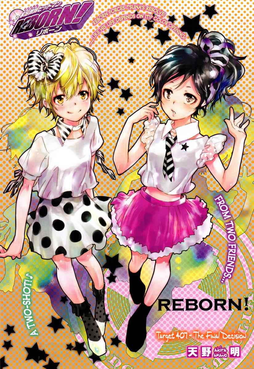 Katekyo Hitman Reborn! Chap 407 - Next Chap 408