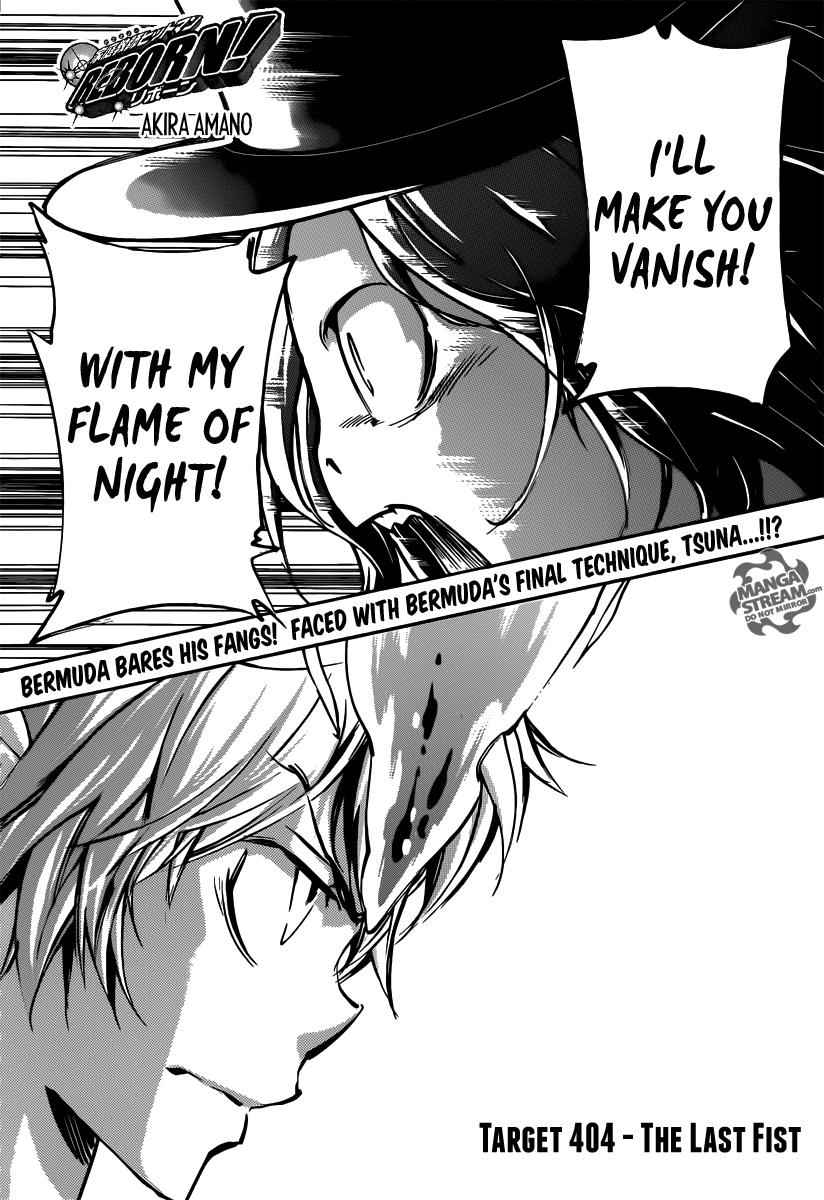 Katekyo Hitman Reborn! Chap 404 - Next Chap 405