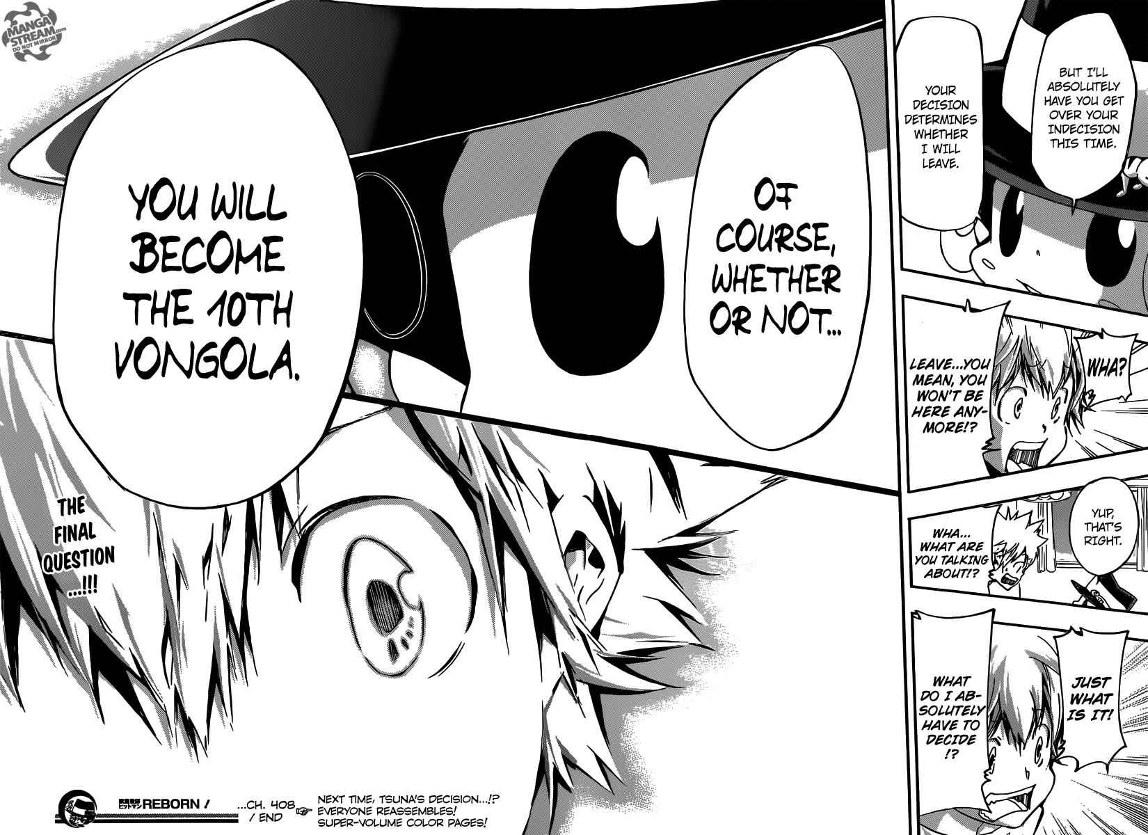 Katekyo Hitman Reborn! Chap 408 - Next Chap 409