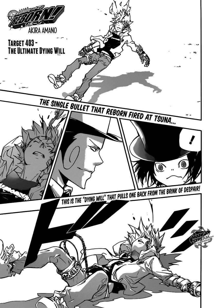Katekyo Hitman Reborn! Chap 403 - Next Chap 404