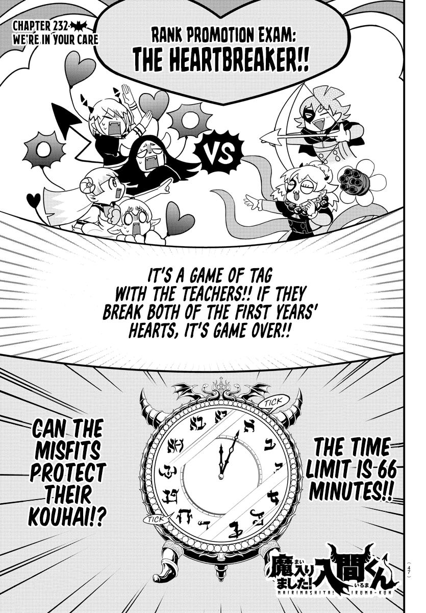 Mairimashita! Iruma-kun Chap 232 - Next Chap 233