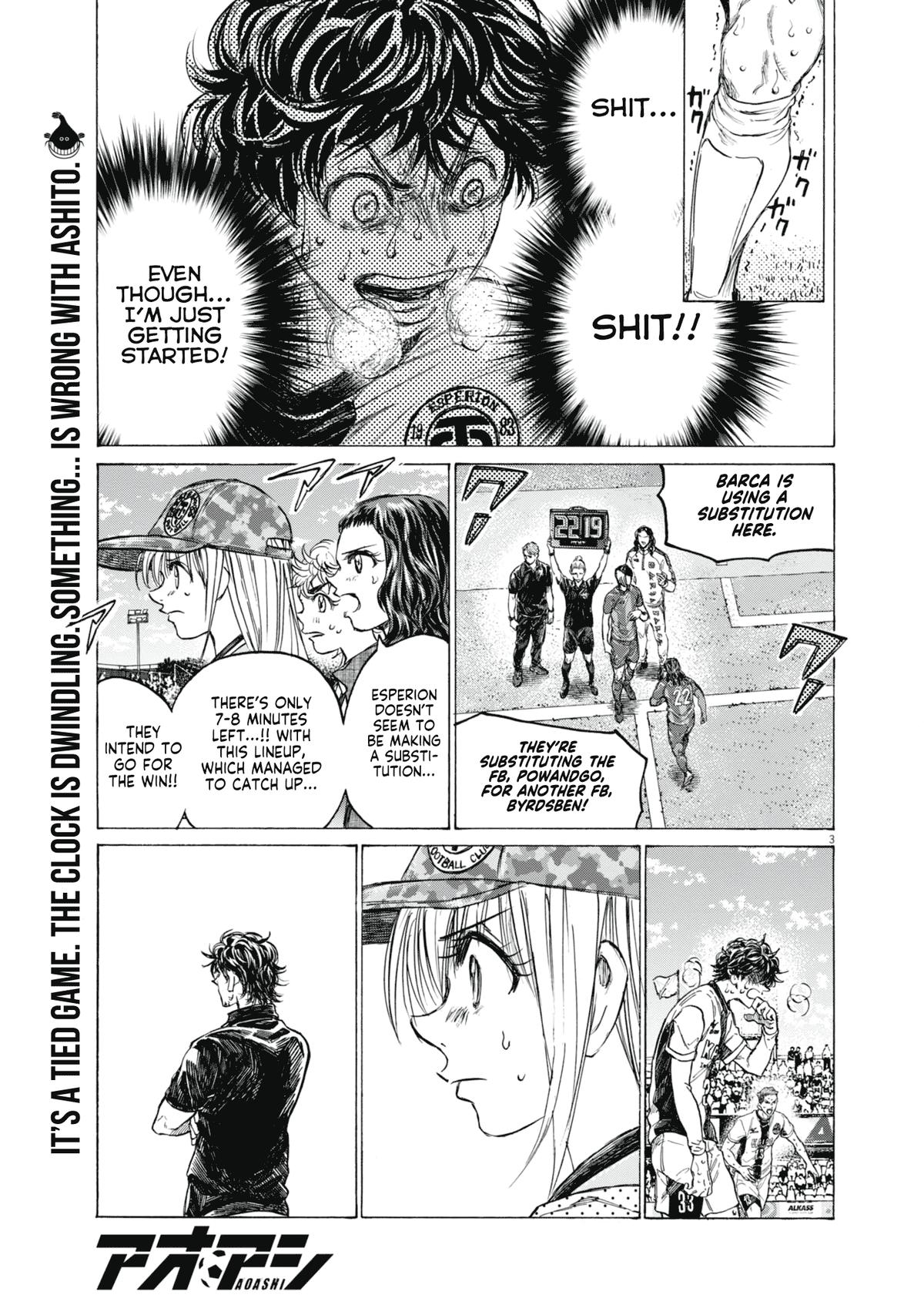 Ao Ashi Chap 400 - Next Chap 401