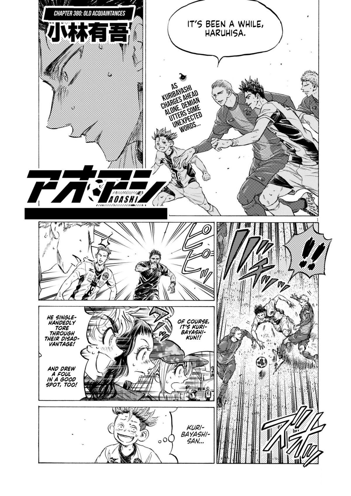 Ao Ashi Chap 380 - Next Chap 381