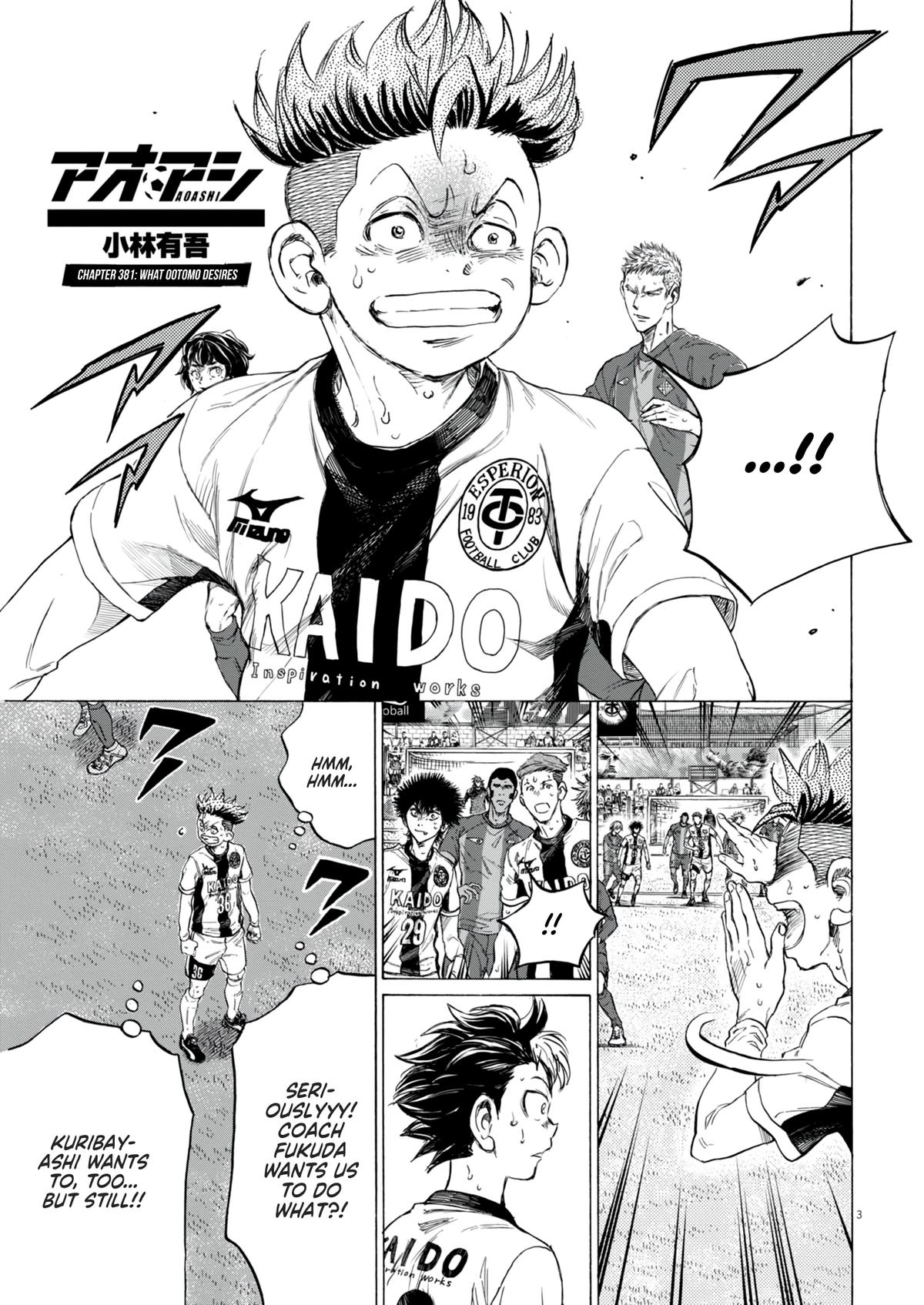 Ao Ashi Chap 381 - Next Chap 382