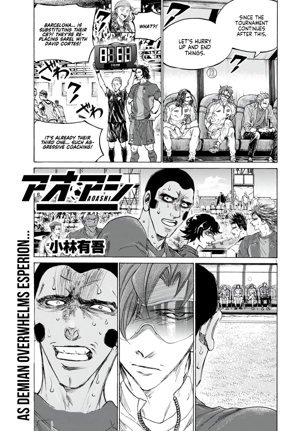 Ao Ashi Chap 385 - Next Chap 386