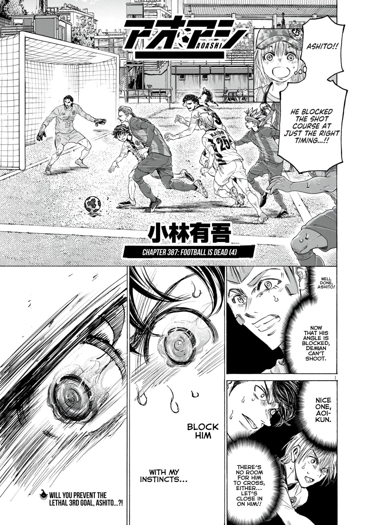 Ao Ashi Chap 387 - Next Chap 388