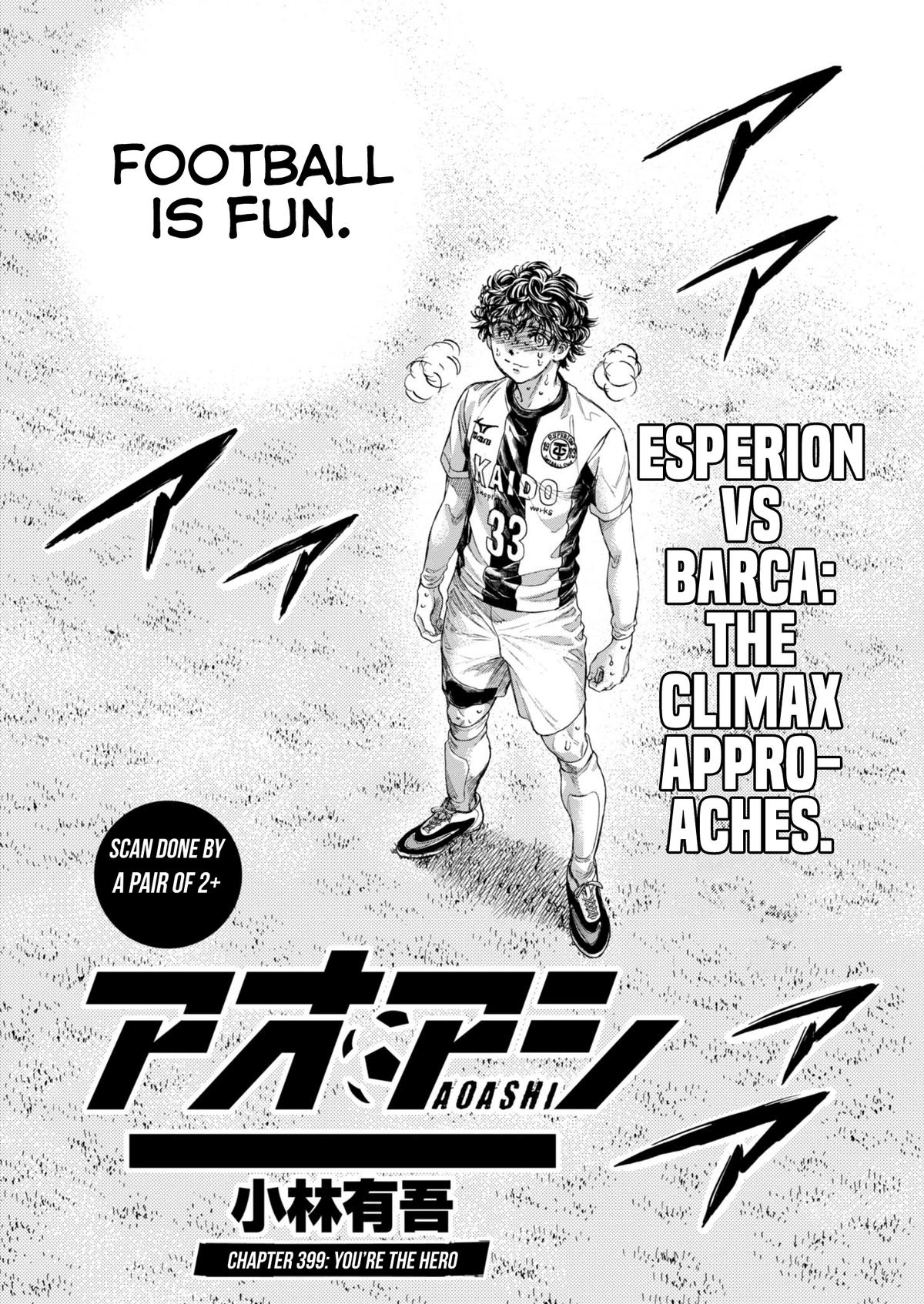 Ao Ashi Chap 399 - Next Chap 400