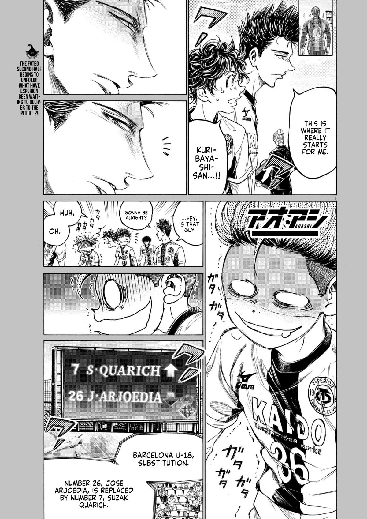 Ao Ashi Chap 373 - Next Chap 374