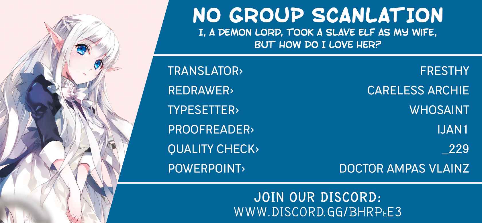 Maou no Ore ga Dorei Elf wo Yome ni Shitanda ga, Dou Medereba Ii? Chap 11 - Next Chap 12