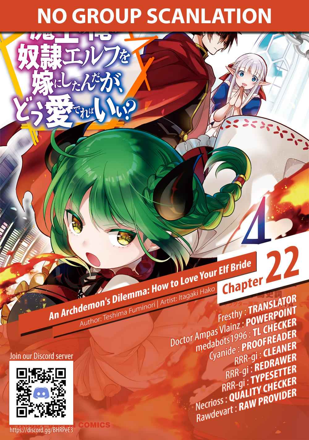 Maou no Ore ga Dorei Elf wo Yome ni Shitanda ga, Dou Medereba Ii? Chap 22 - Next Chap 23