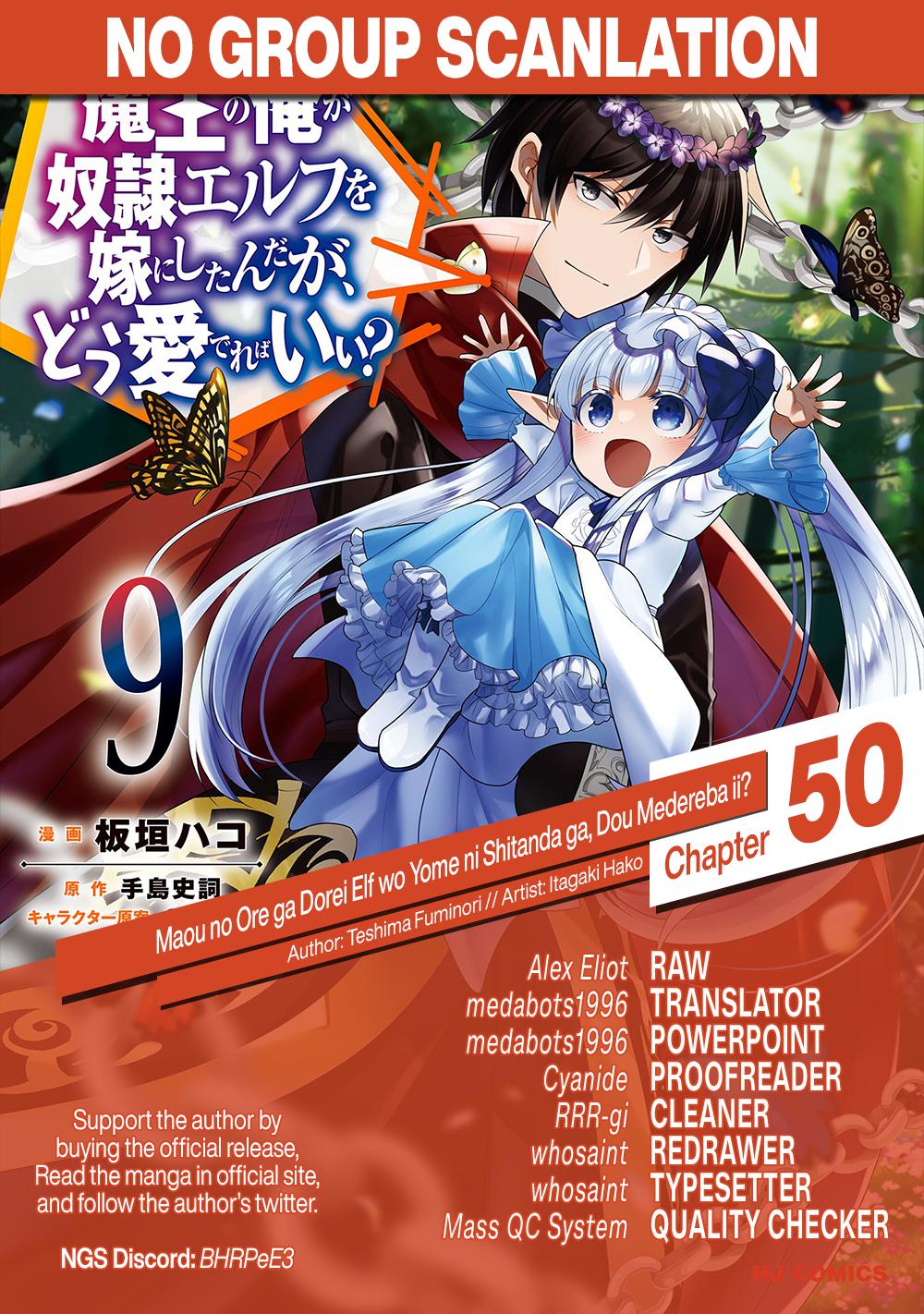 Maou no Ore ga Dorei Elf wo Yome ni Shitanda ga, Dou Medereba Ii? Chap 50 - Next Chap 51