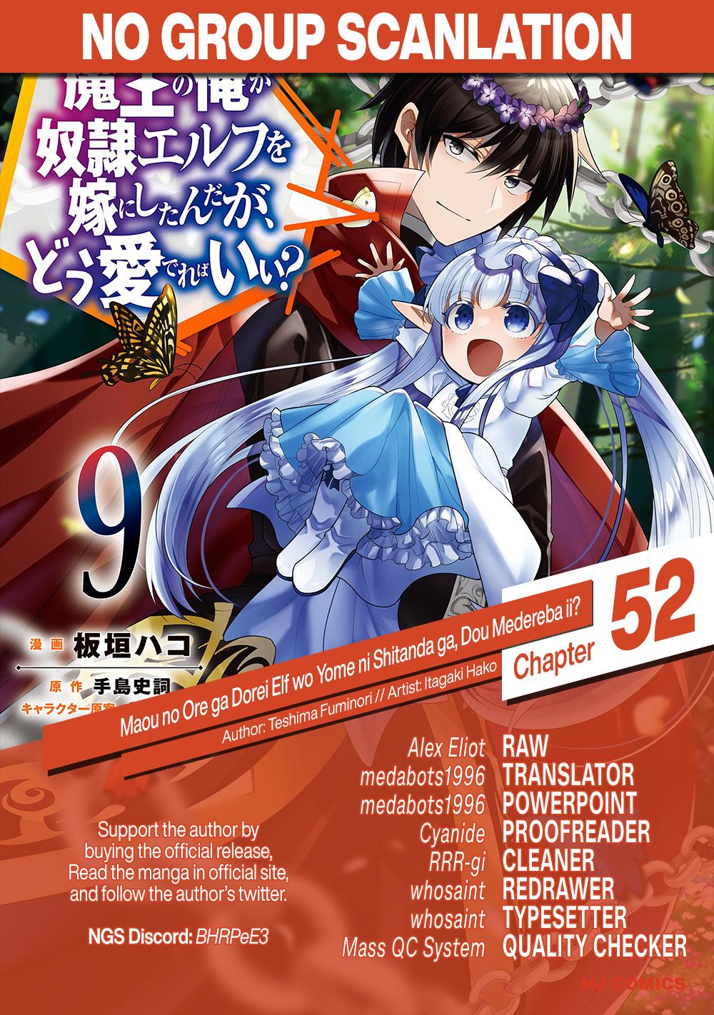 Maou no Ore ga Dorei Elf wo Yome ni Shitanda ga, Dou Medereba Ii? Chap 52 - Next Chap 53
