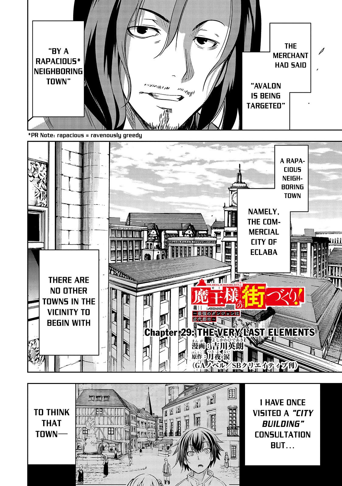 Maou-sama no Machizukuri Chap 29 - Next Chap 30
