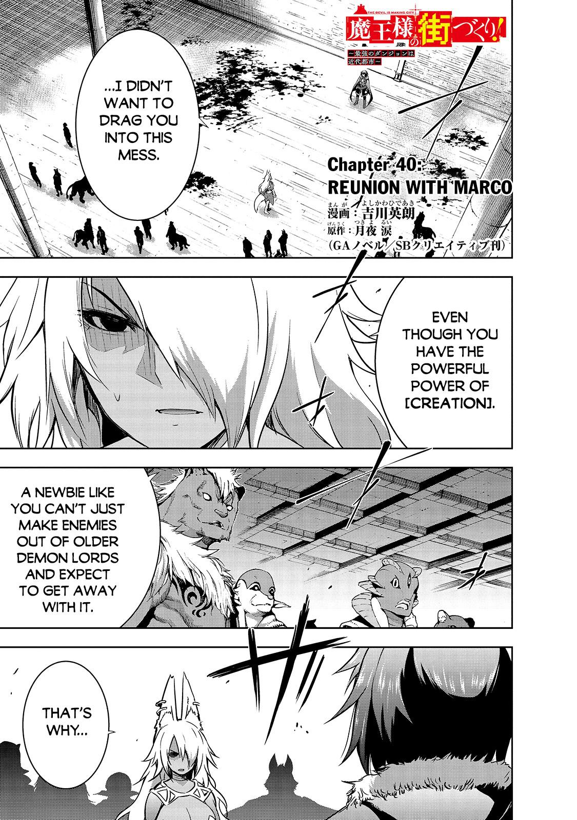 Maou-sama no Machizukuri Chap 40 - Next Chap 41