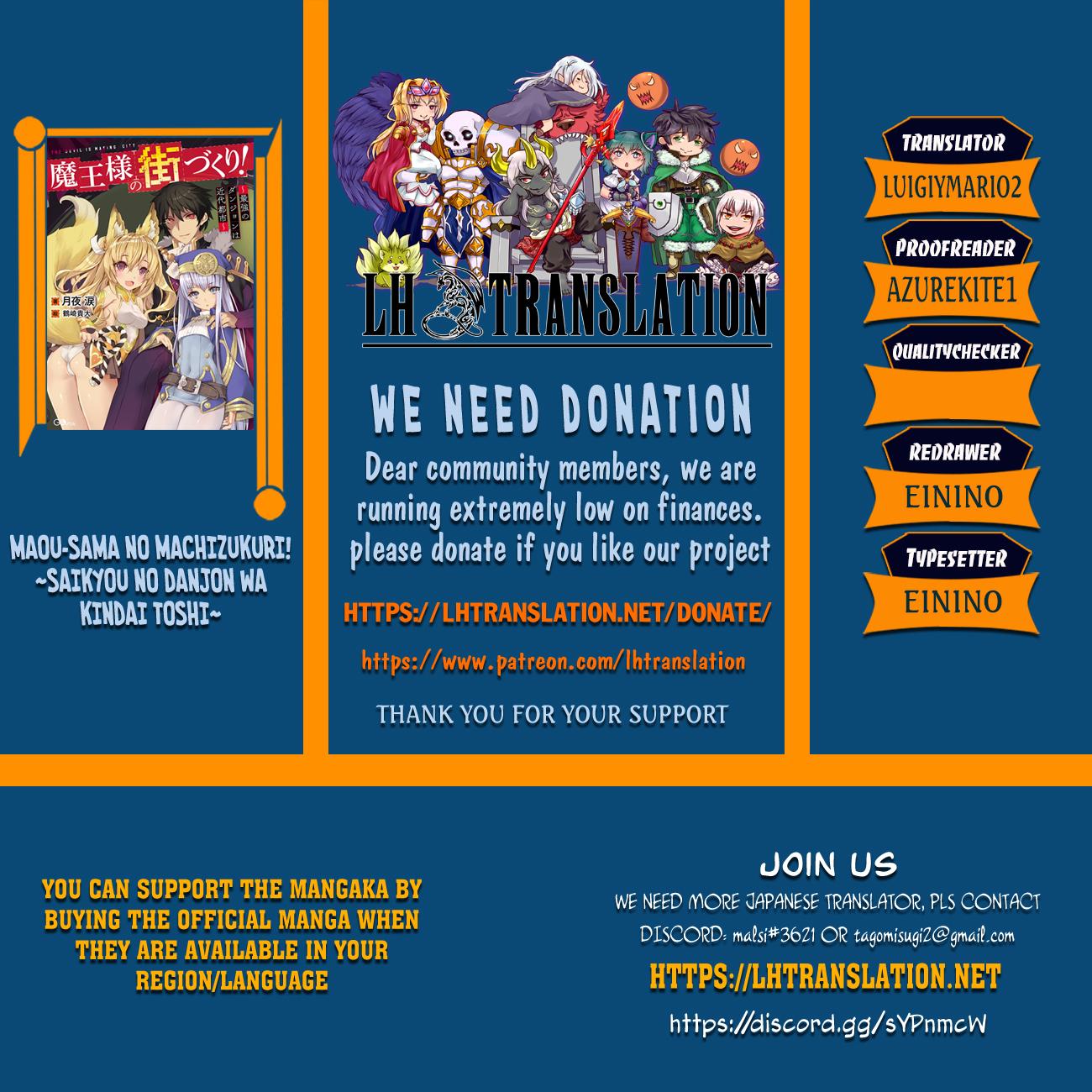 Maou-sama no Machizukuri Chap 50 - Next Chap 51