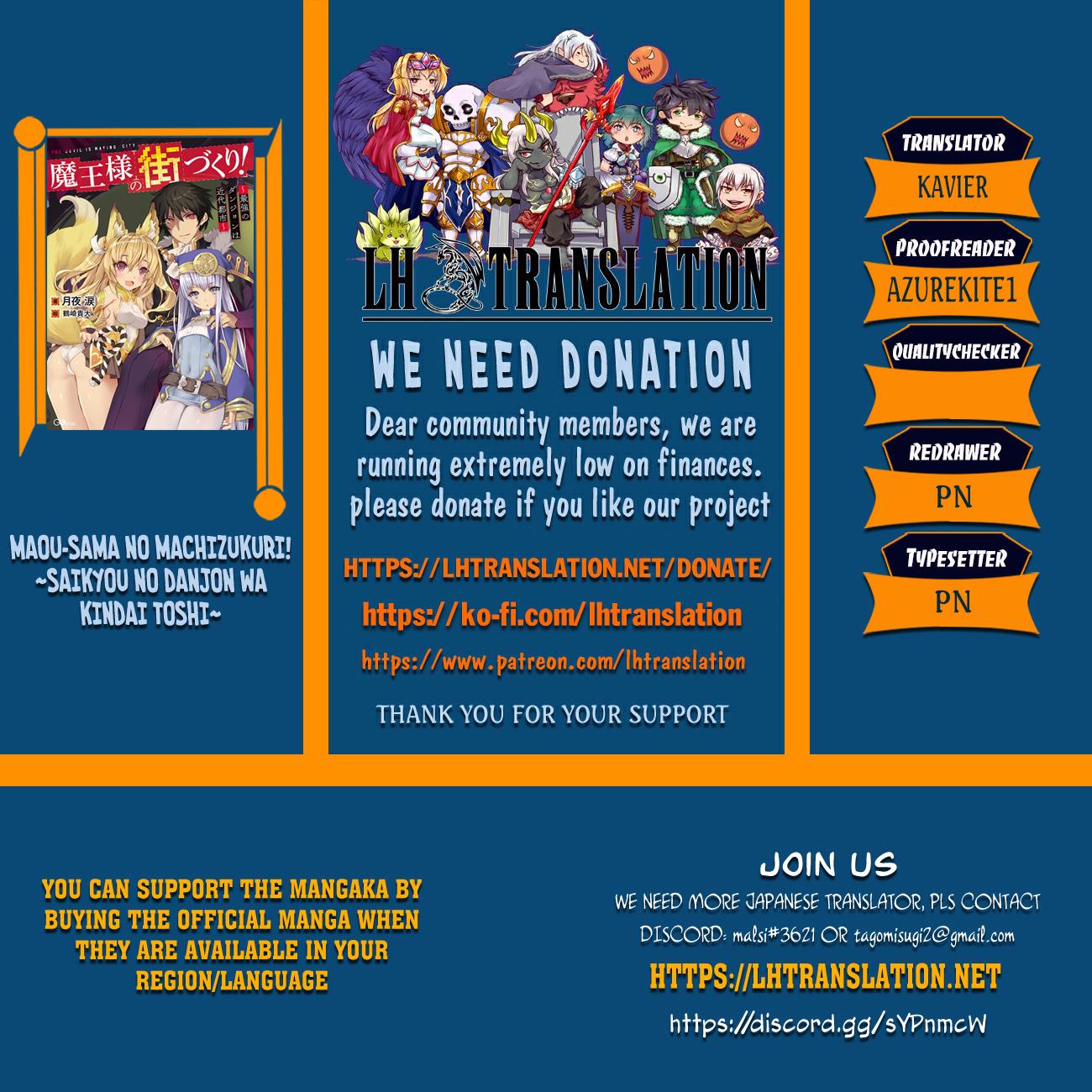 Maou-sama no Machizukuri Chap 71 - Next Chap 72