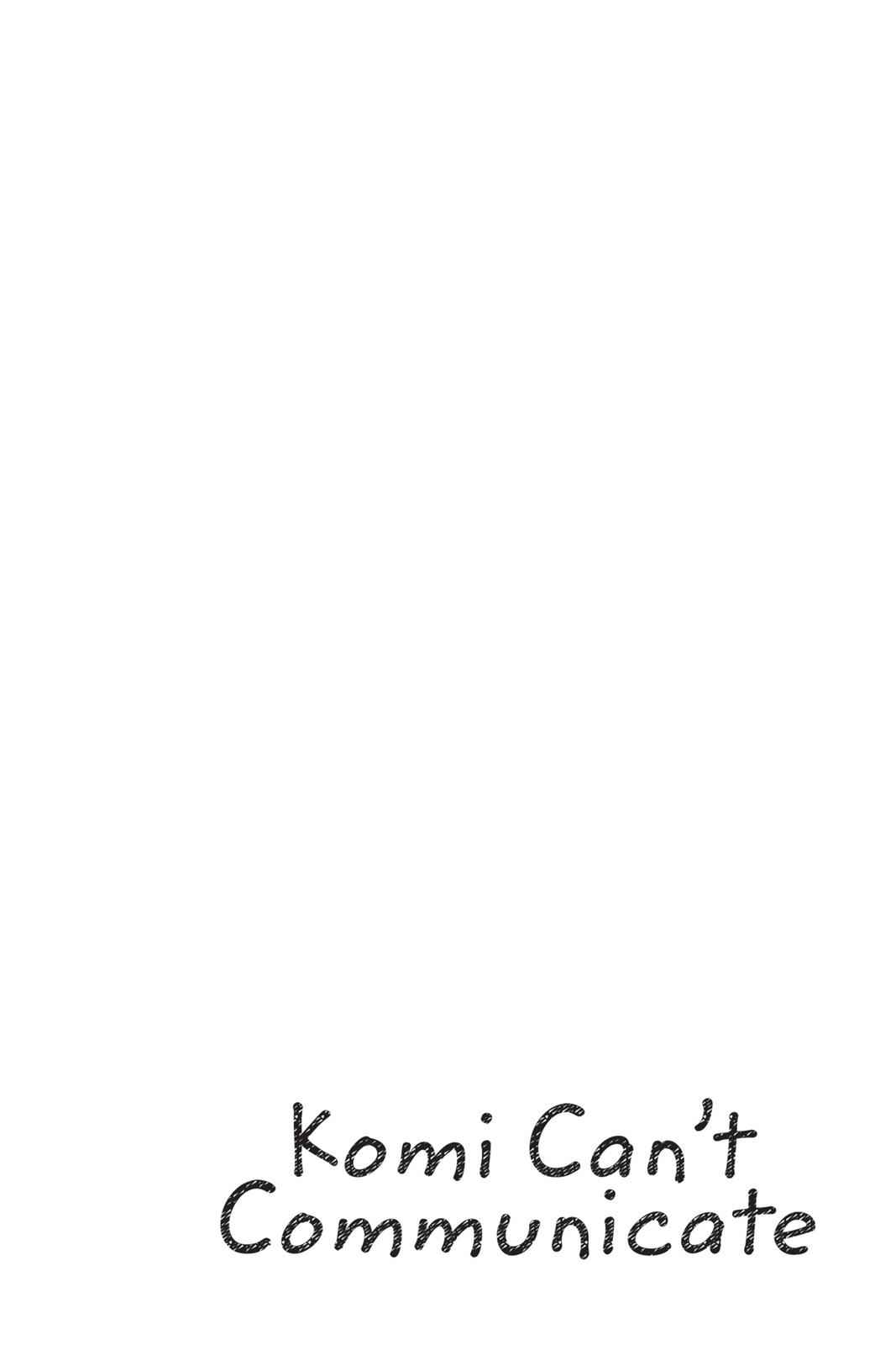 Komi Can't Communicate Chap 1 - Next Chap 2