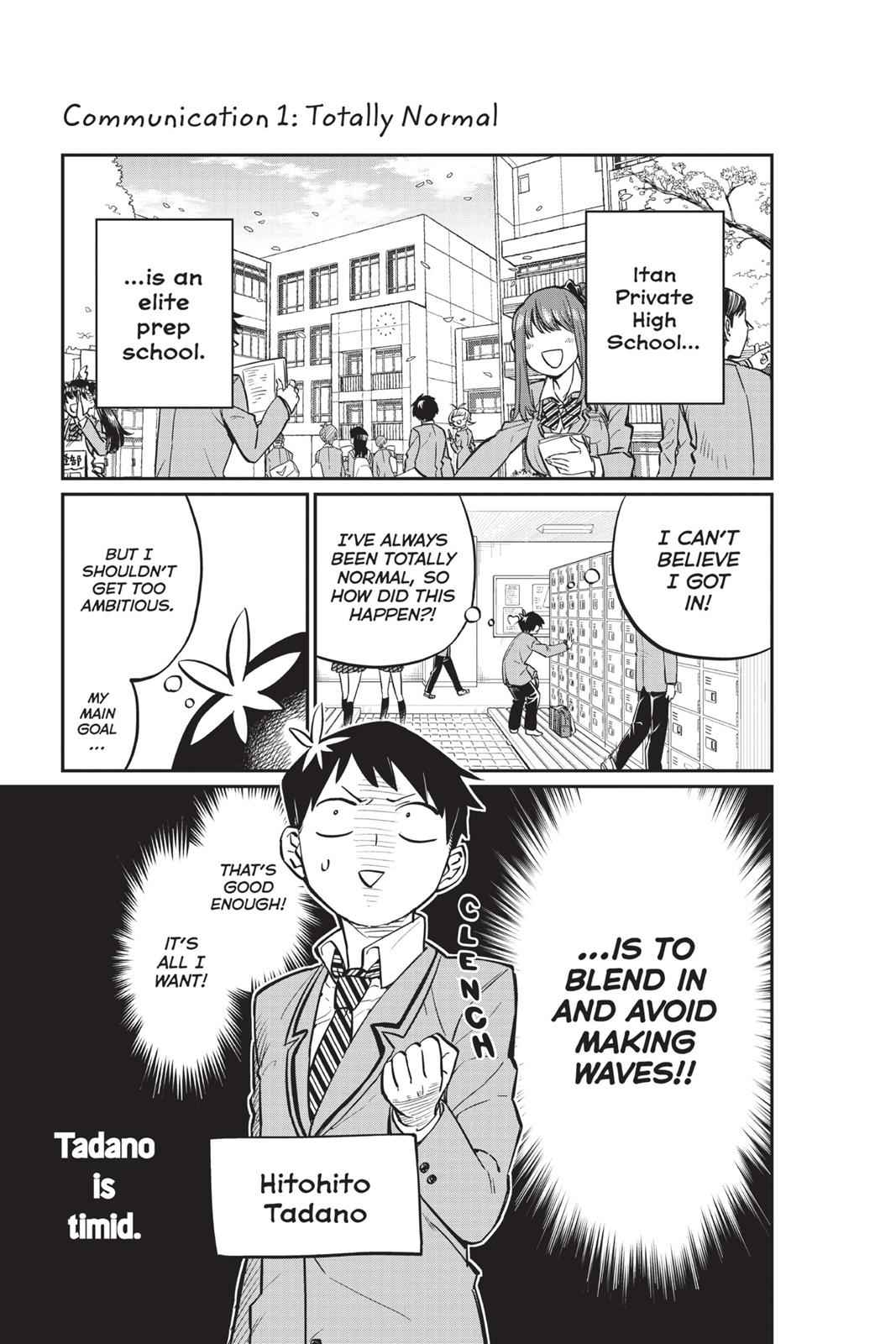 Komi Can't Communicate Chap 1 - Next Chap 2