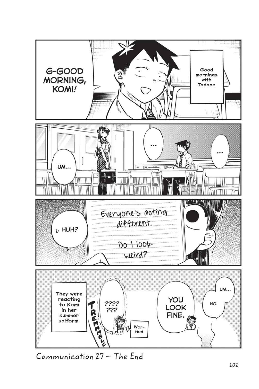Komi Can't Communicate Chap 27 - Next Chap 28
