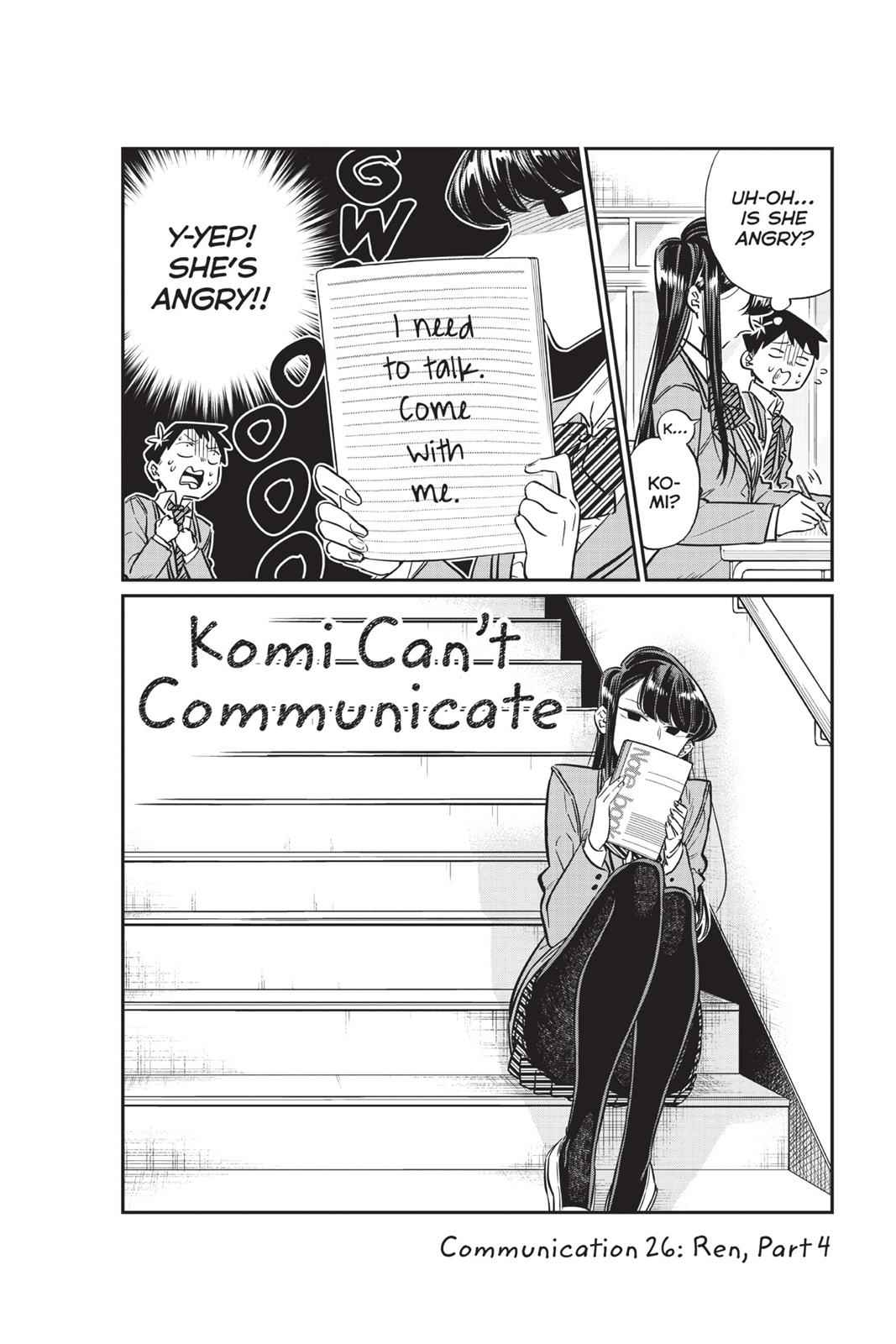 Komi Can't Communicate Chap 26 - Next Chap 27