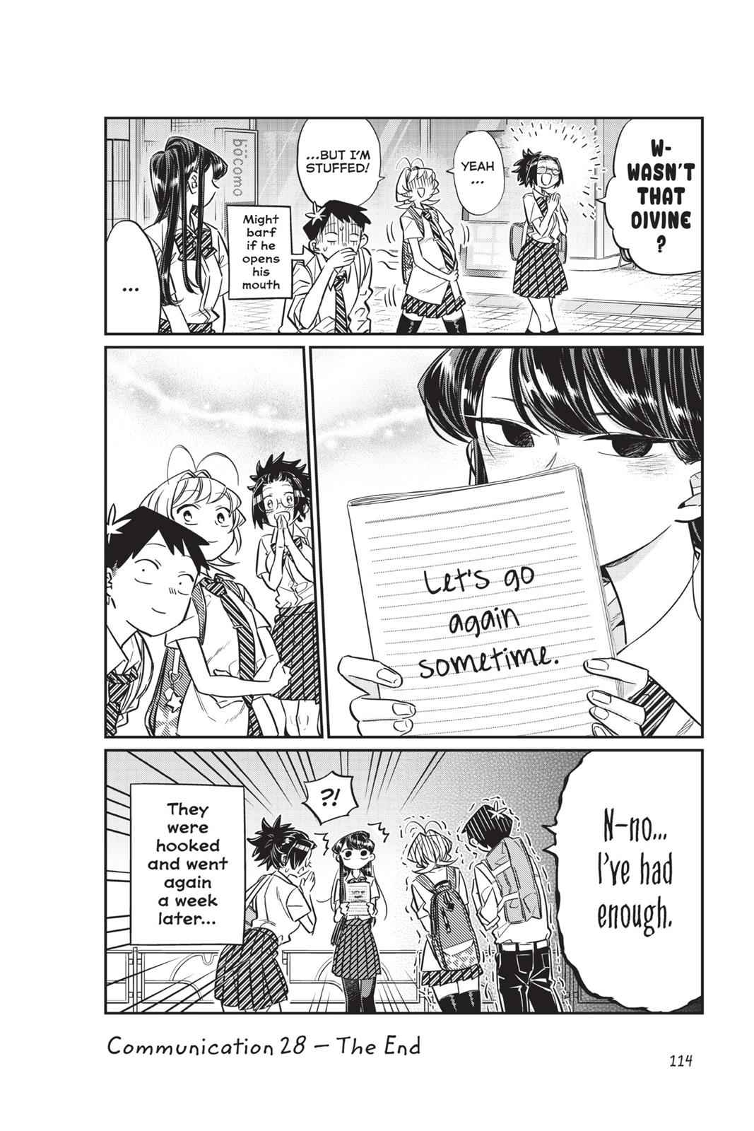 Komi Can't Communicate Chap 28 - Next Chap 29
