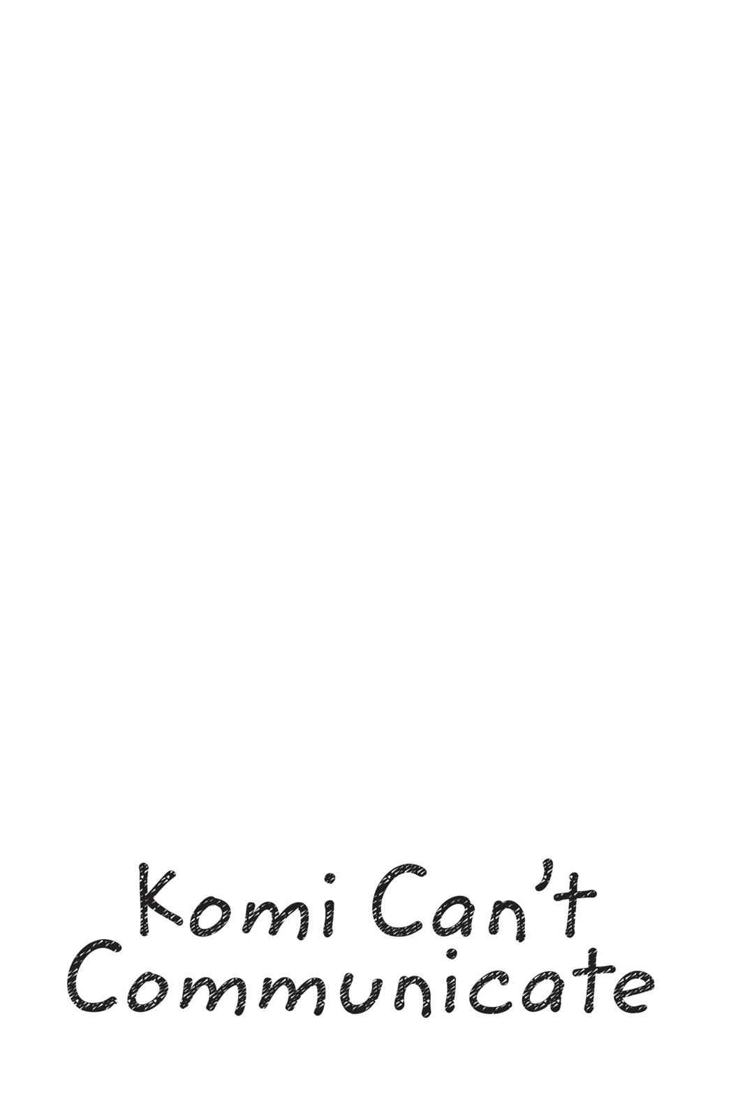 Komi Can't Communicate Chap 34 - Next Chap 35