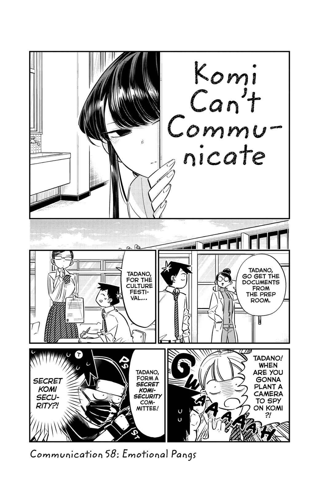 Komi Can't Communicate Chap 58 - Next Chap 59