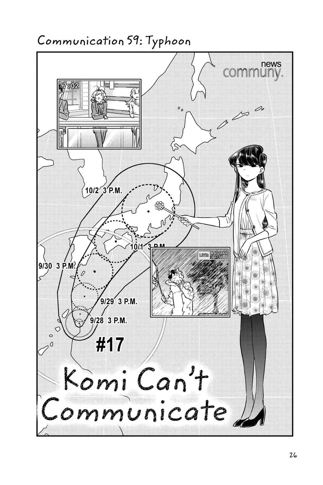 Komi Can't Communicate Chap 59 - Next Chap 60
