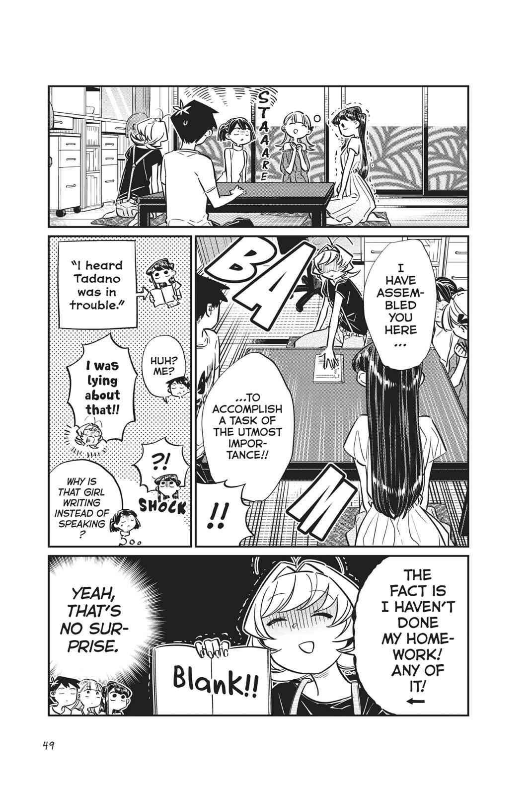 Komi Can't Communicate Chap 50 - Next Chap 51