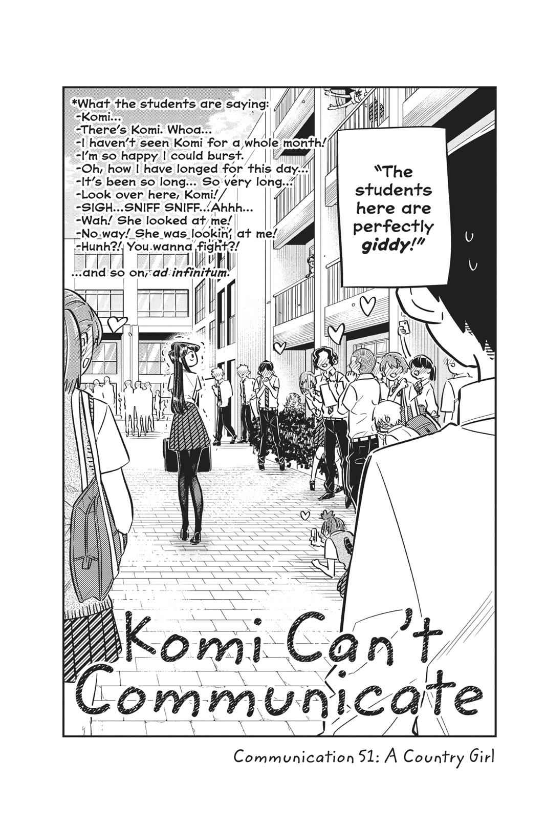 Komi Can't Communicate Chap 51 - Next Chap 52