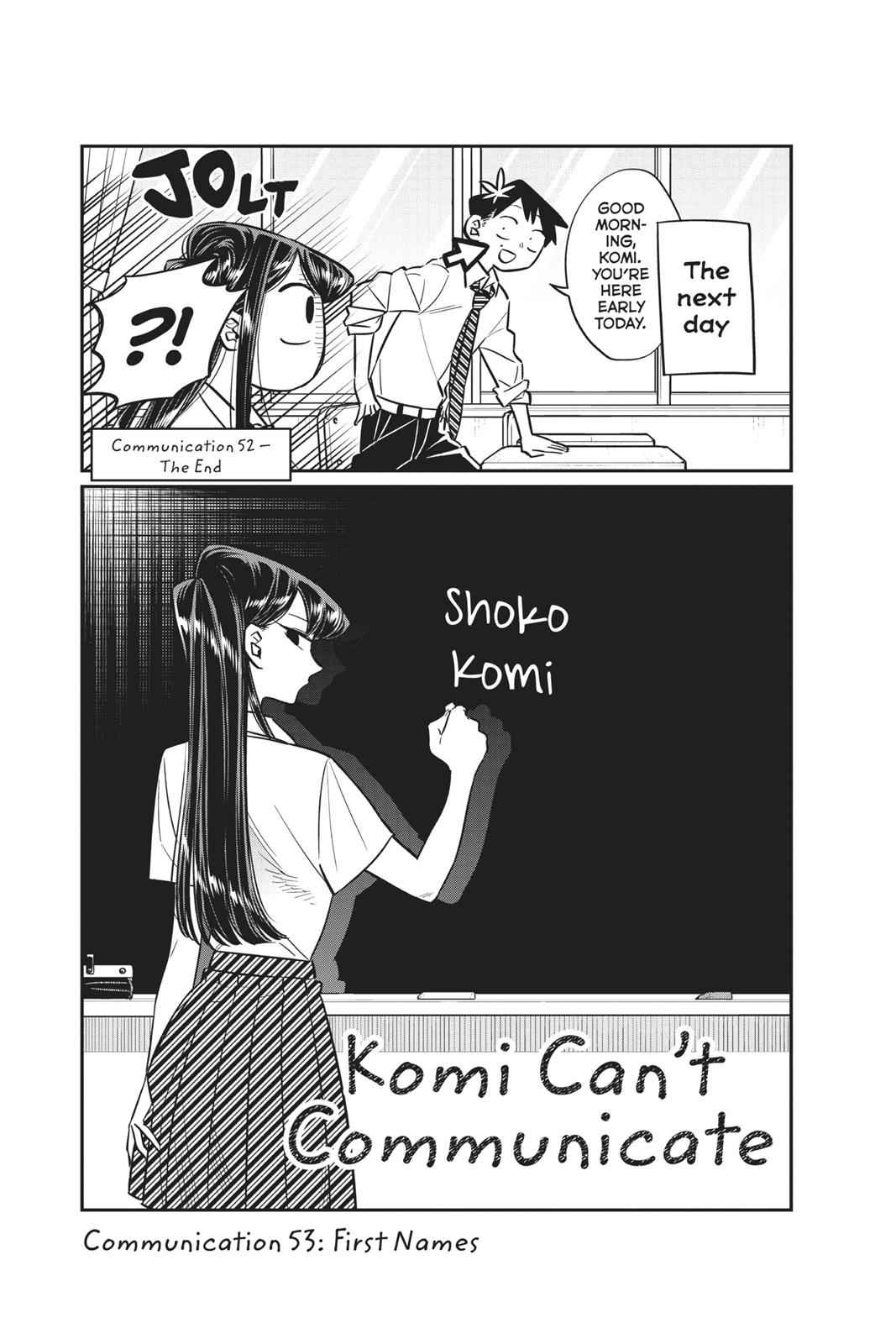 Komi Can't Communicate Chap 53 - Next Chap 54