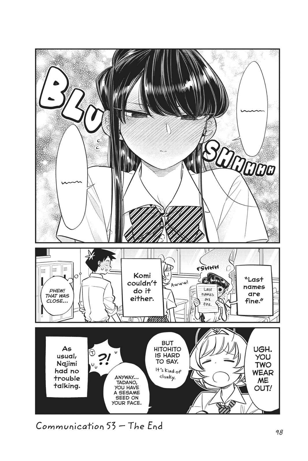 Komi Can't Communicate Chap 53 - Next Chap 54