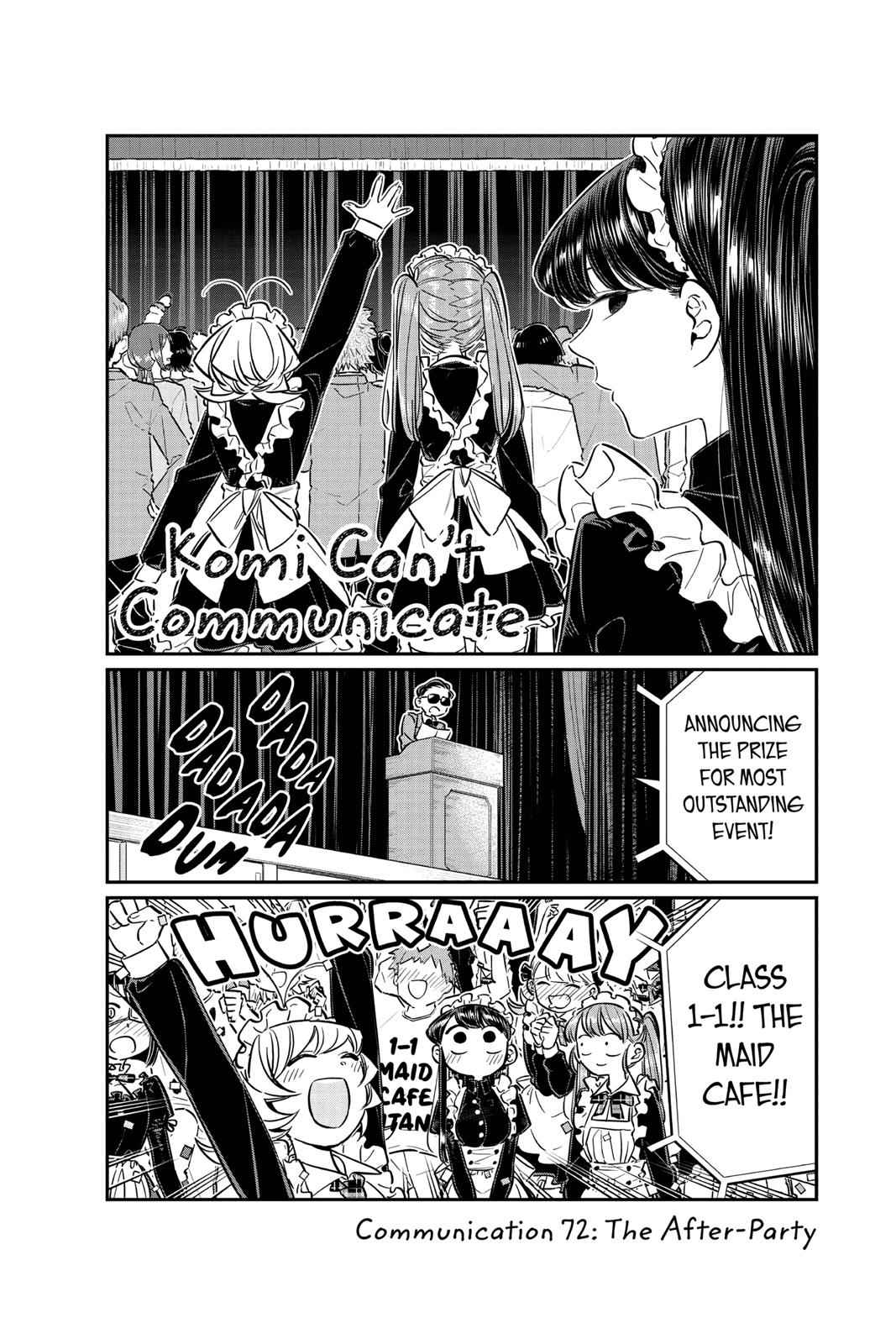 Komi Can't Communicate Chap 72 - Next Chap 73
