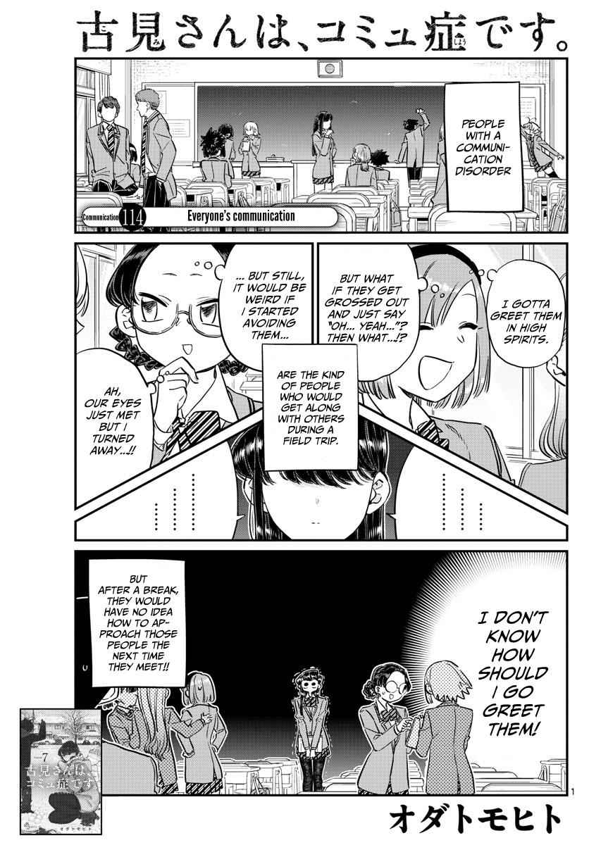Komi Can't Communicate Chap 114 - Next Chap 115