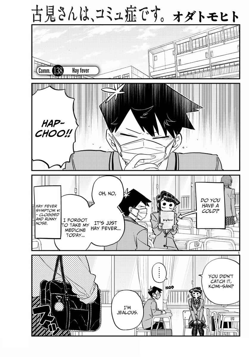 Komi Can't Communicate Chap 138 - Next Chap 139