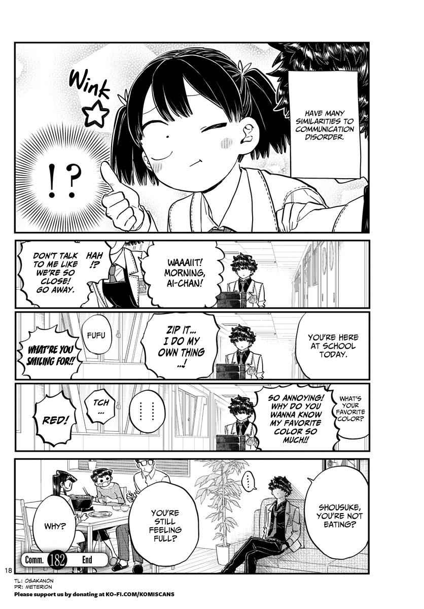 Komi Can't Communicate Chap 182 - Next Chap 183