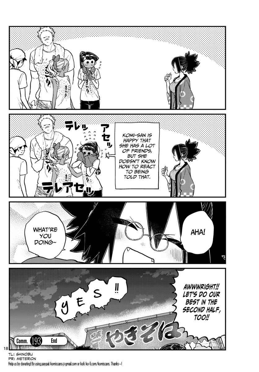 Komi Can't Communicate Chap 193 - Next Chap 194