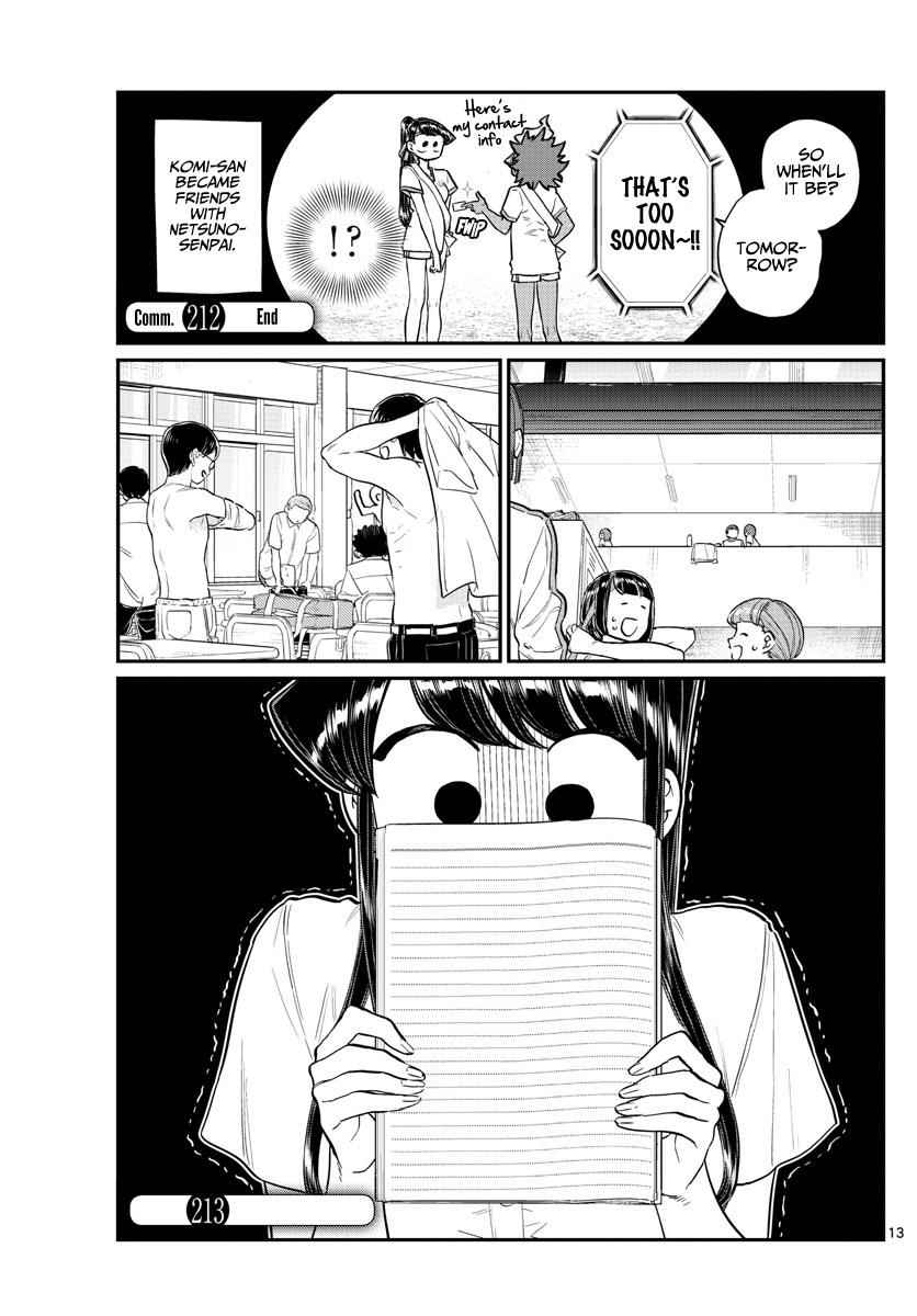 Komi Can't Communicate Chap 212 - Next Chap 213