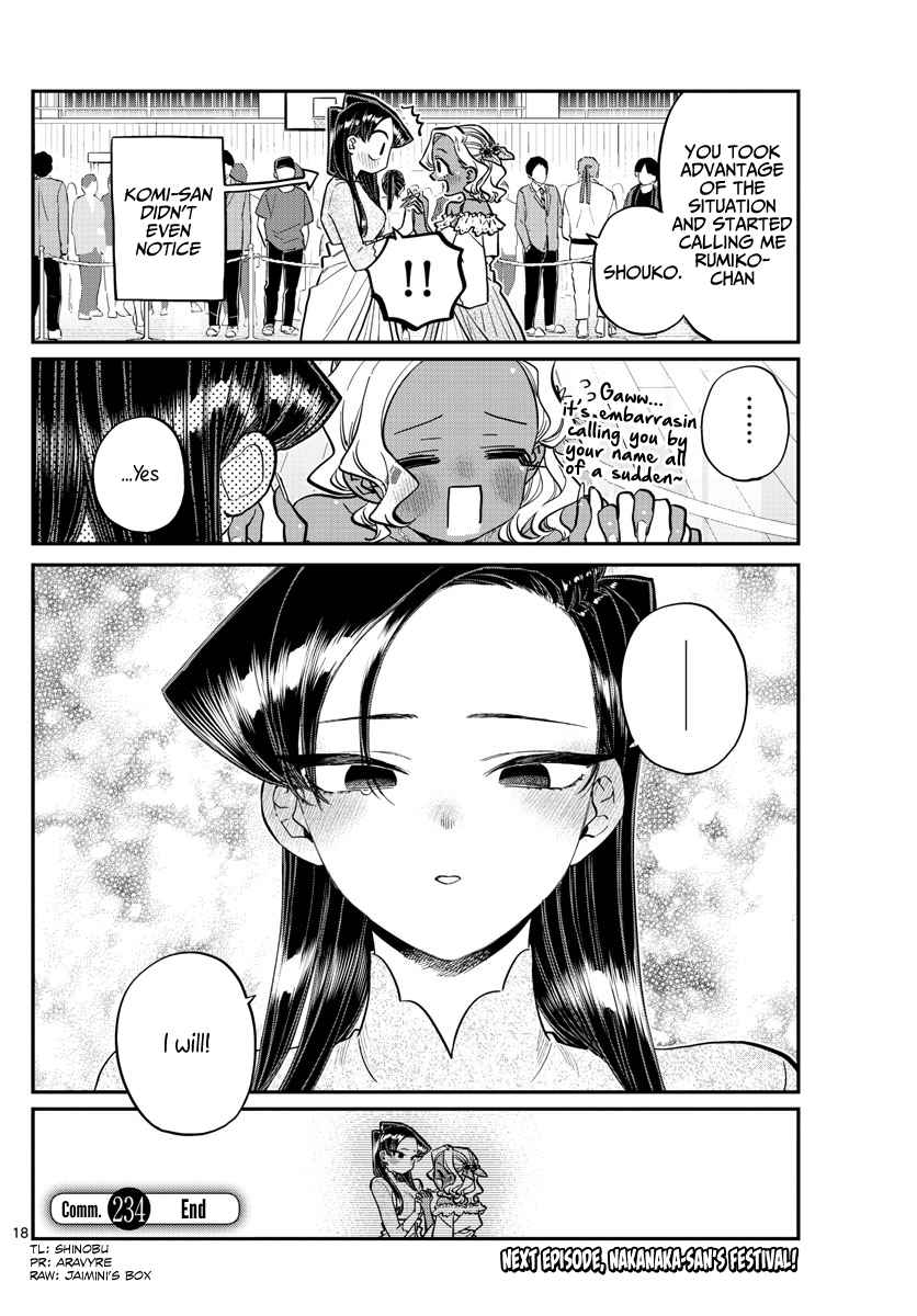 Komi Can't Communicate Chap 234 - Next Chap 235