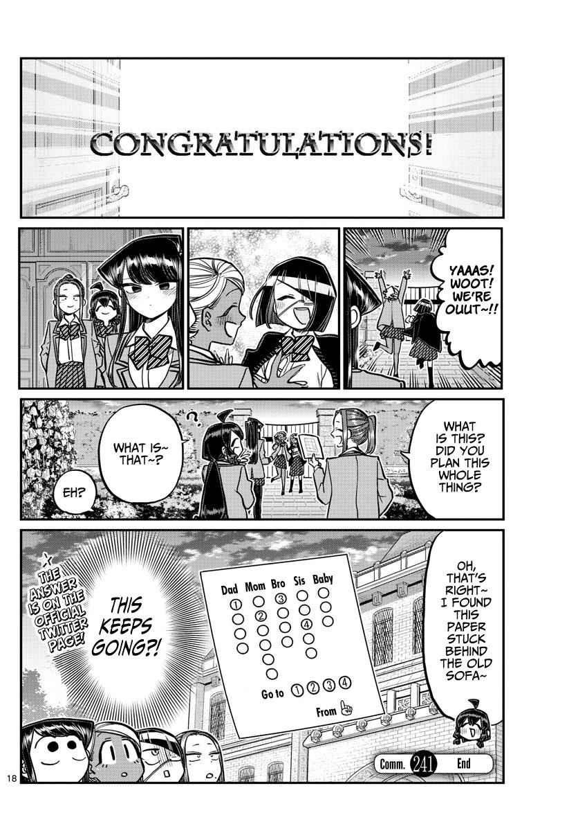 Komi Can't Communicate Chap 241 - Next Chap 242
