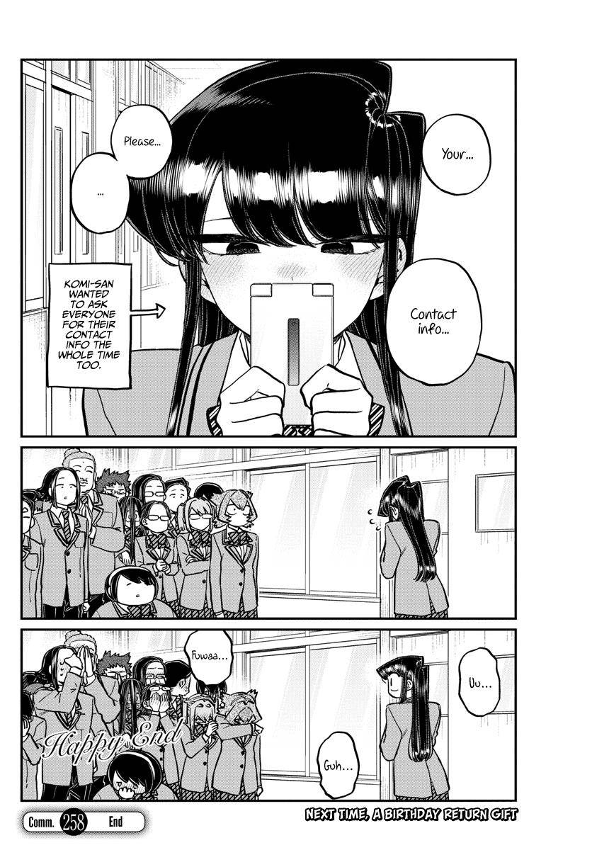 Komi Can't Communicate Chap 258 - Next Chap 259