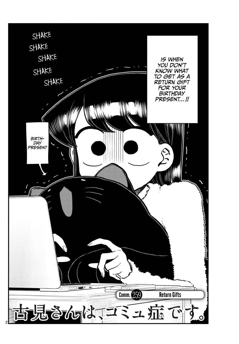 Komi Can't Communicate Chap 259 - Next Chap 260