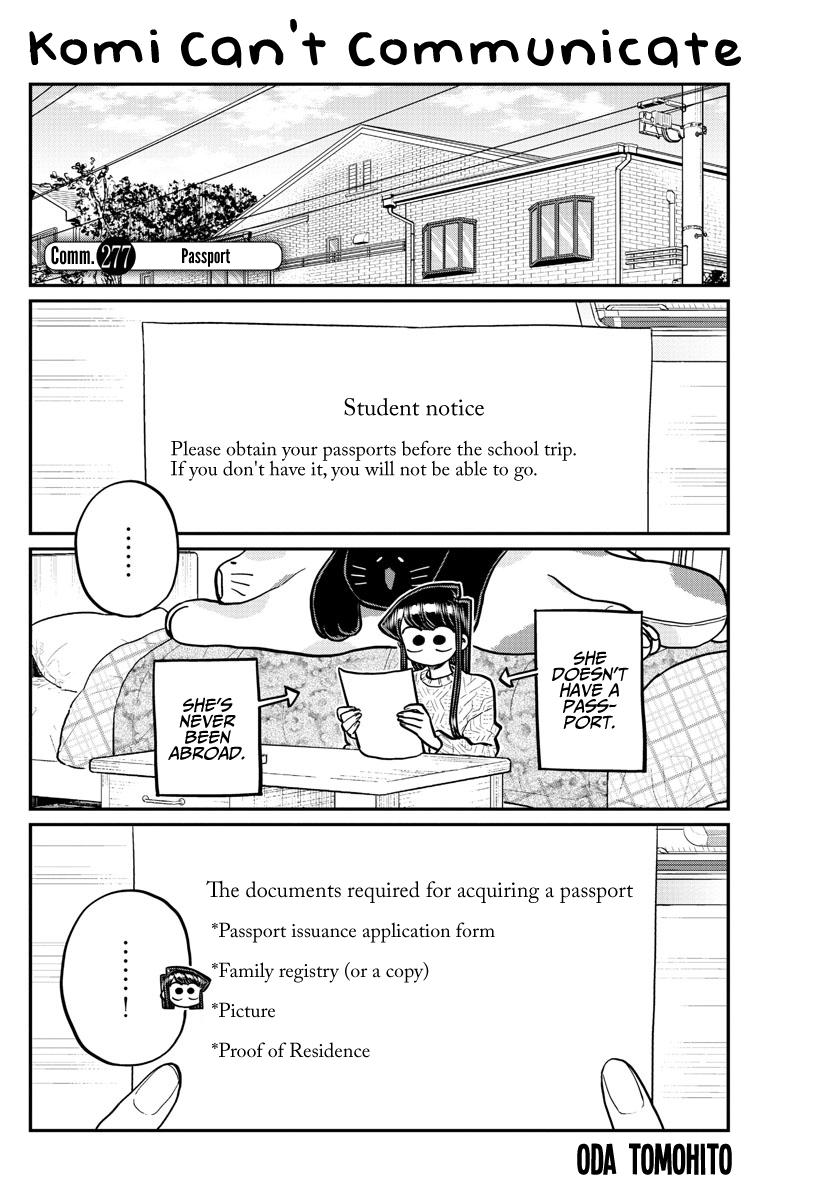 Komi Can't Communicate Chap 277 - Next Chap 278
