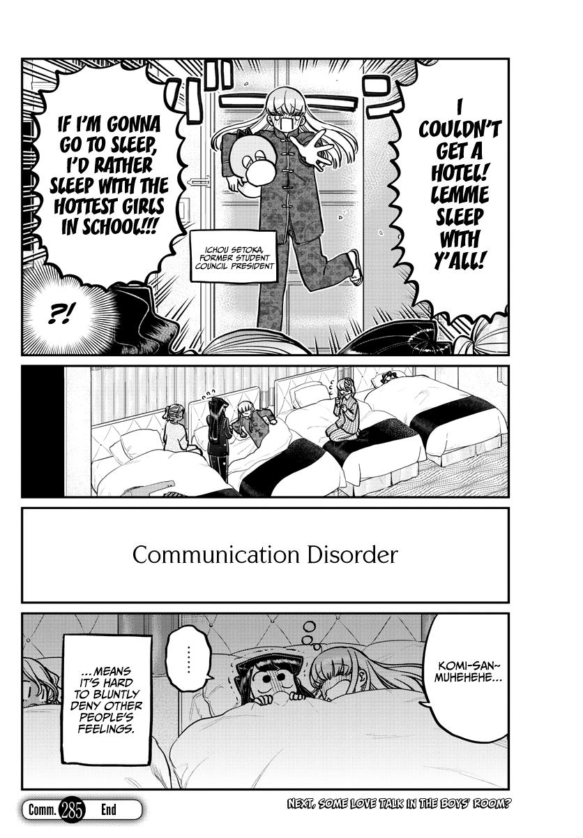 Komi Can't Communicate Chap 285 - Next Chap 286