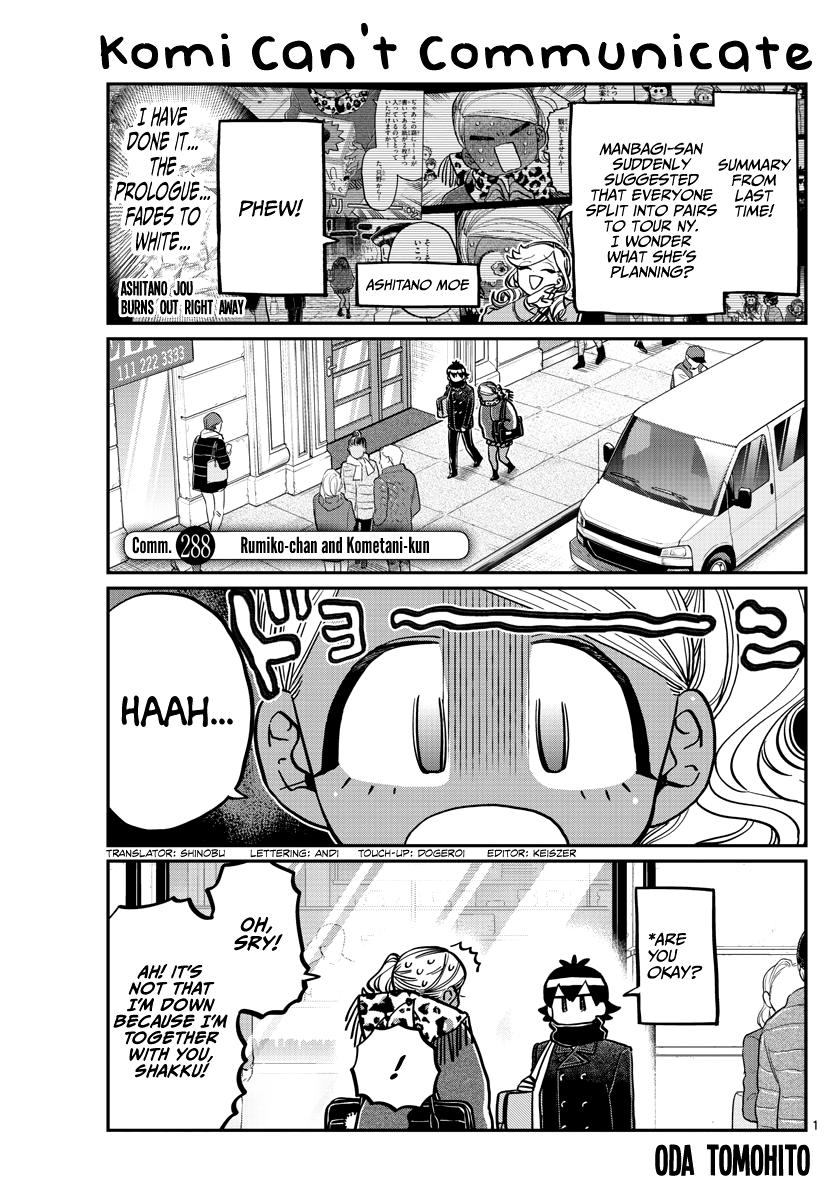 Komi Can't Communicate Chap 288 - Next Chap 289