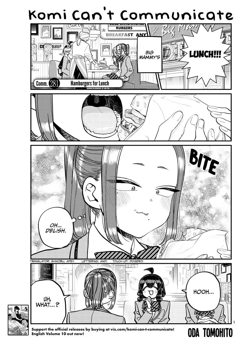 Komi Can't Communicate Chap 281 - Next Chap 282