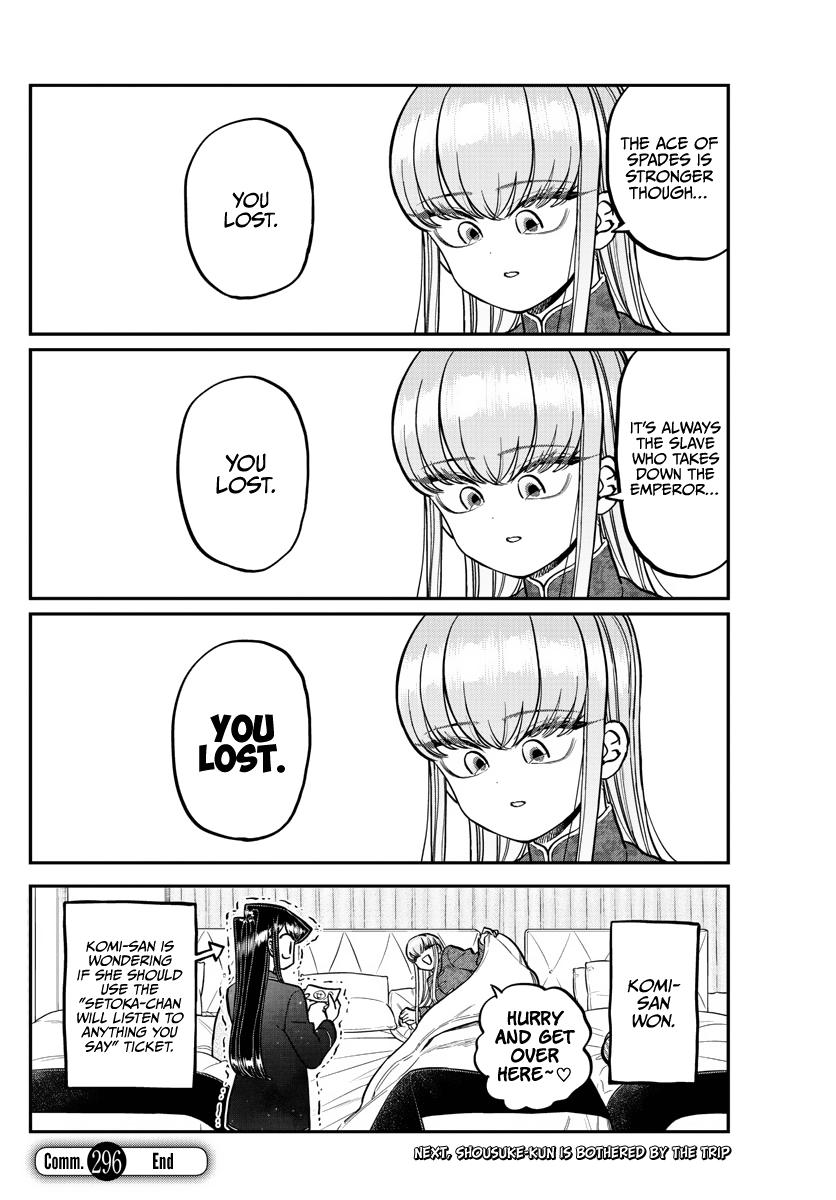 Komi Can't Communicate Chap 296 - Next Chap 297