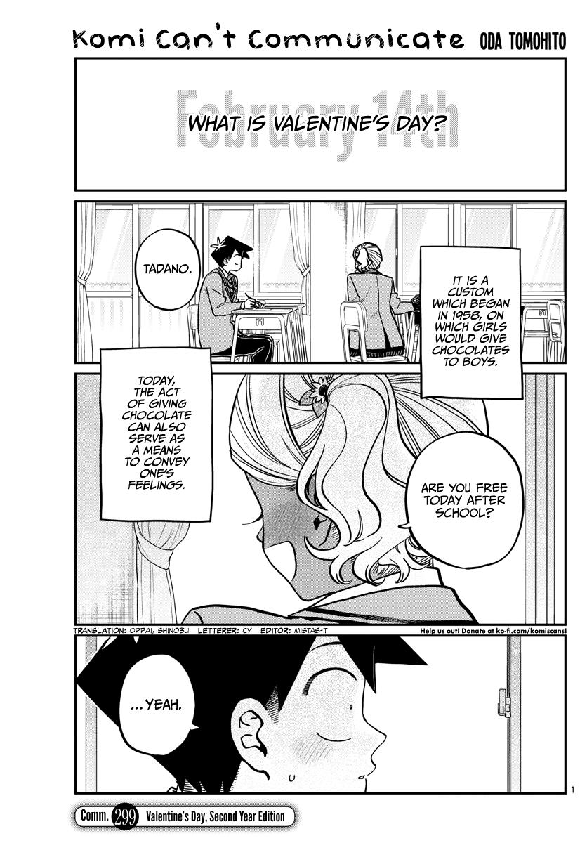Komi Can't Communicate Chap 299 - Next Chap 300